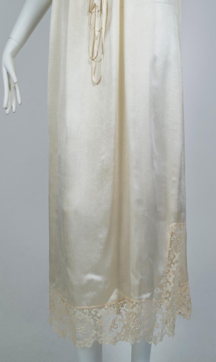 Edwardian Charmeuse and Lace Dressing Gown, 1924 6