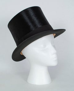 Antique Hat Box, English, Leather, Case, Silk Top Hat, Dunn, Regency, circa  1820 For Sale at 1stDibs