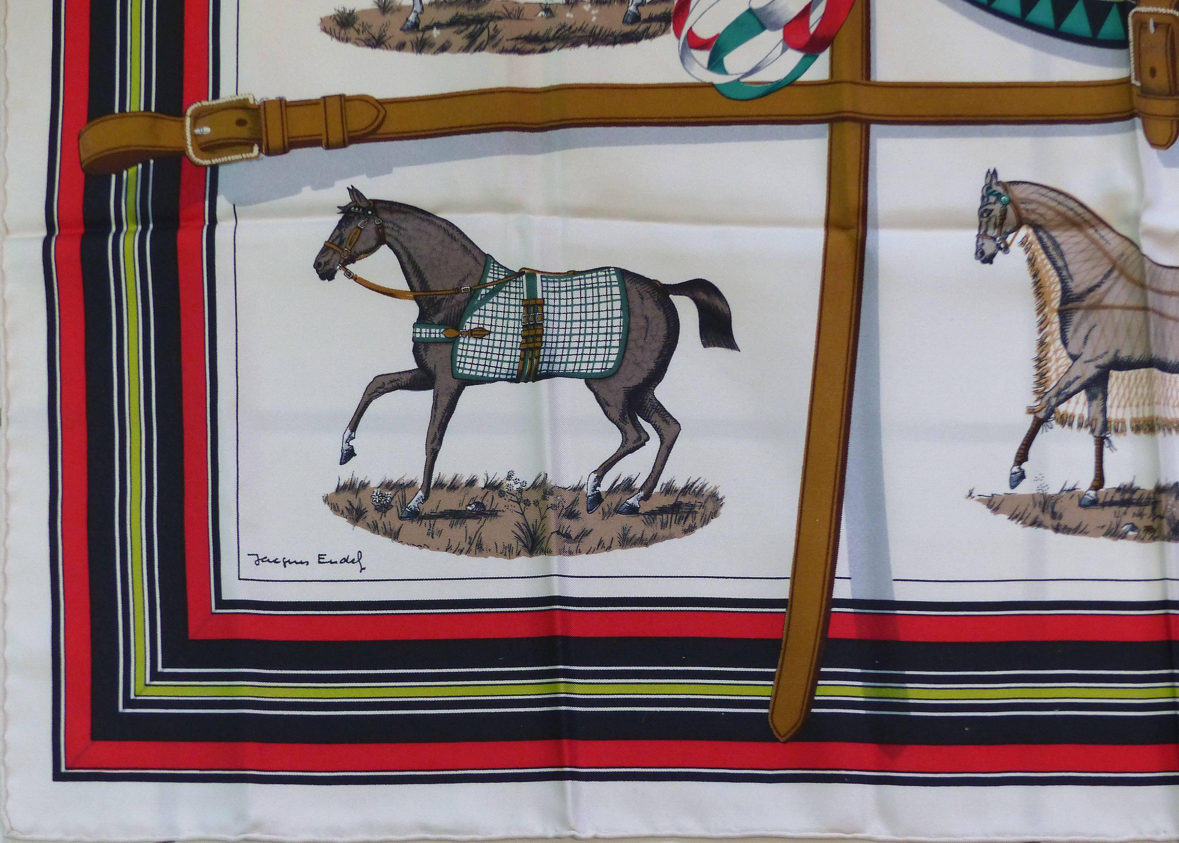 hermes cashmere scarf horse