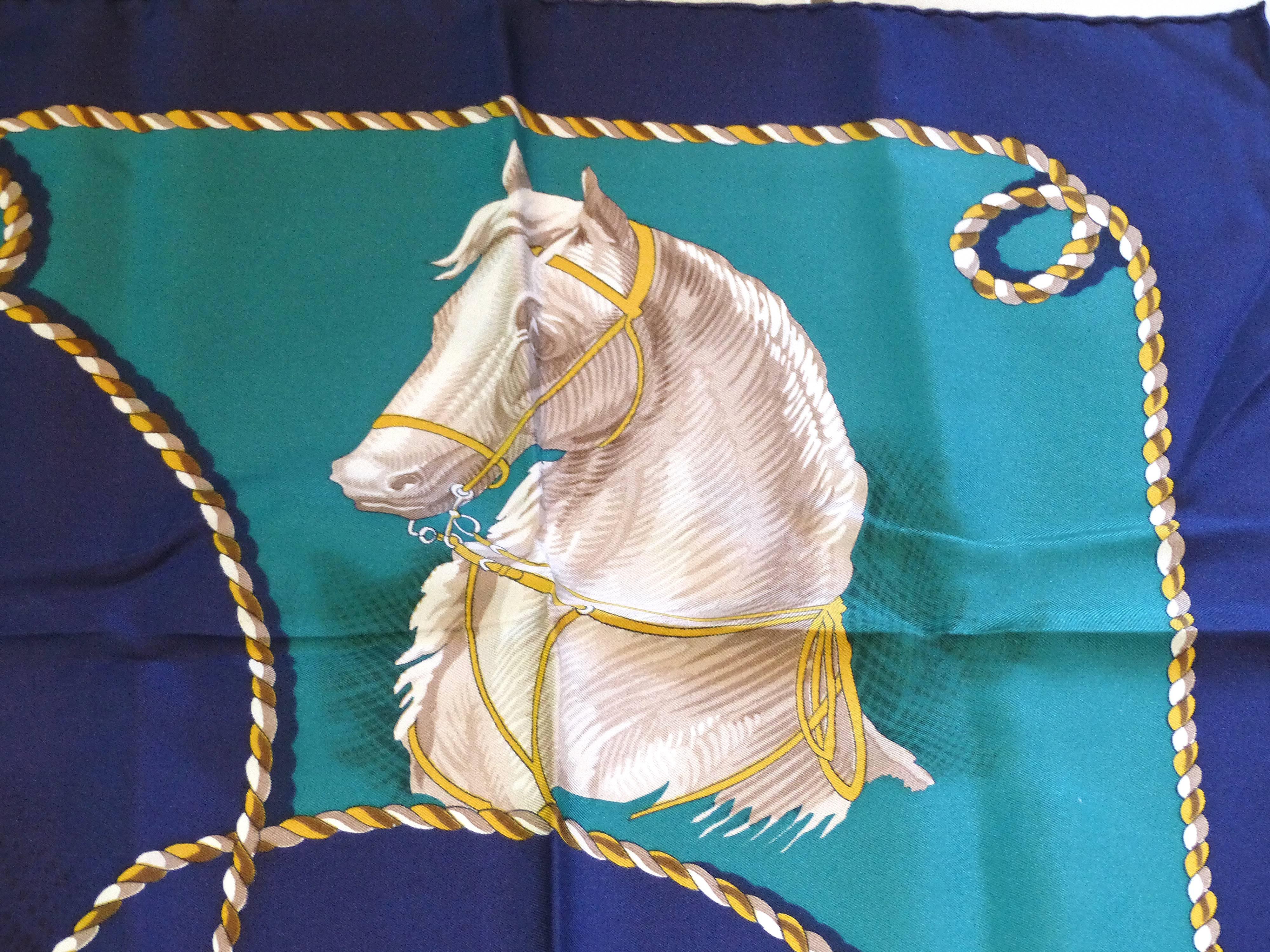 hermes horse scarf