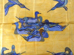 Hermes "La Mare aux Canards" Silk Scarf by Daphne Duchesne