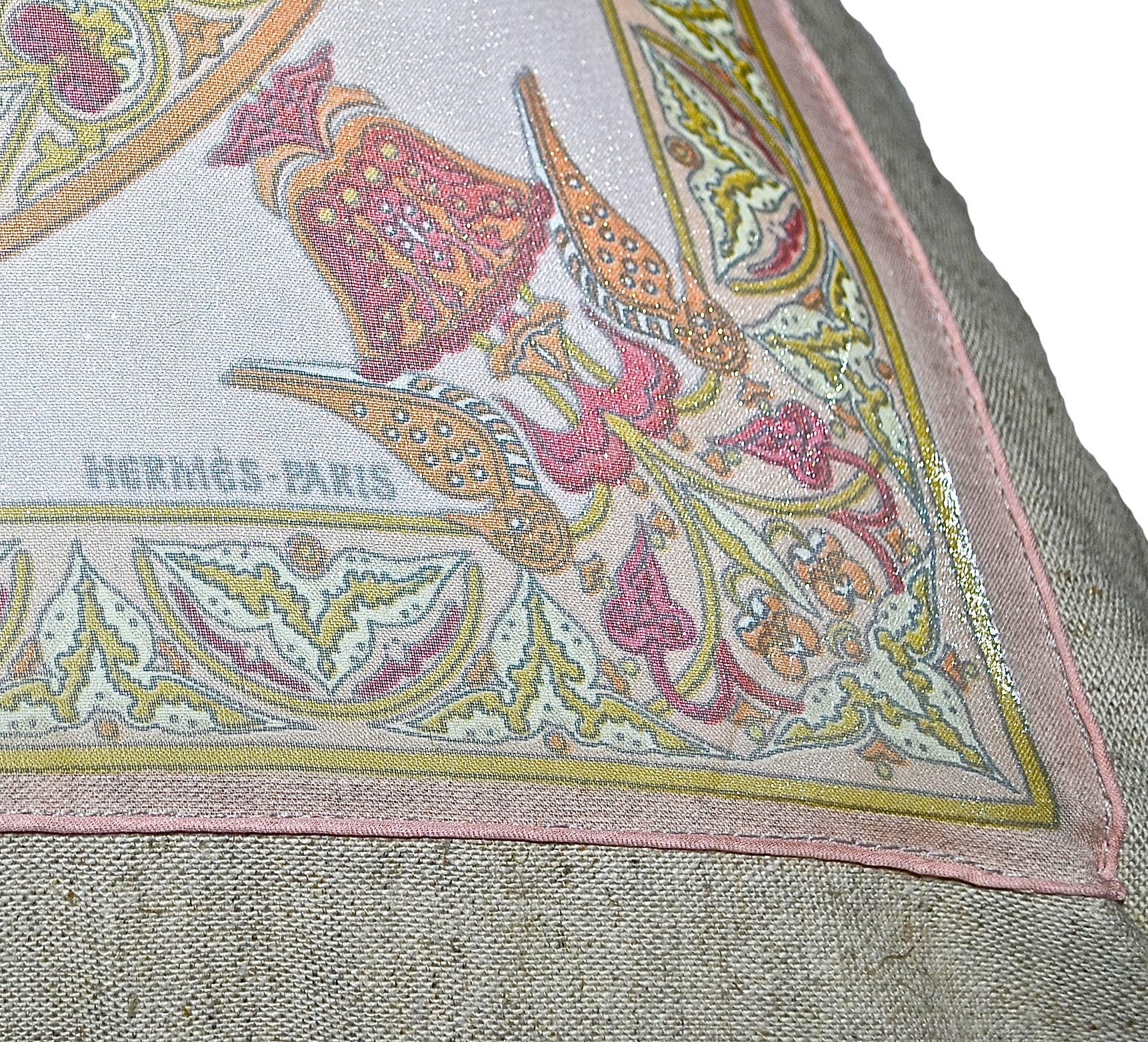 Vintage ‎Hermès Custom Scarf Pillow  