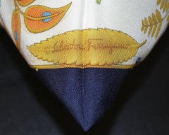 Vintage ‎Salvatore Ferragamo Scarf Pillow Large 21"  iwj4484-1
