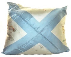 Large Authentic Gucci Silk Scarf Pillow