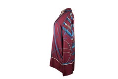 Hermes Bordeaux Color size 38 Silk Shirt