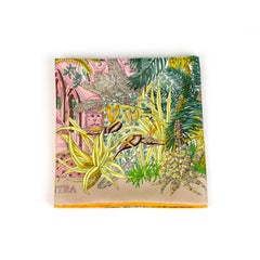 Hermes Silk Carre 90 cm X 90 Jardin à Sintra