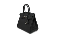 Hermes Birkin 30 Black Togo Palladium Hardware
