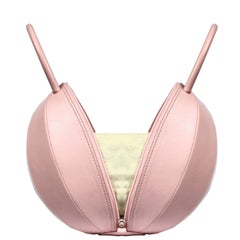 NitaSuri Pilo Pink Leather Sphere Handbag