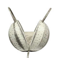 NitaSuri Exotic Snake Sphere Handbag