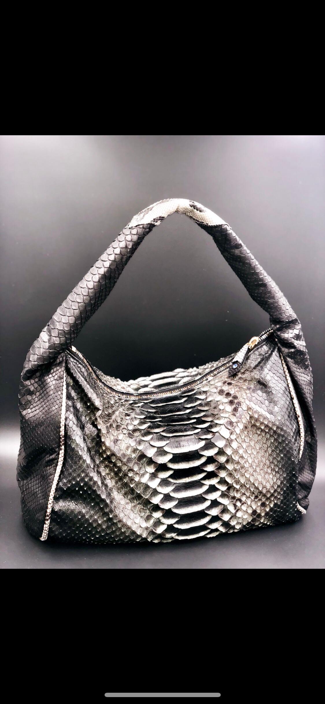 silver hobo bag