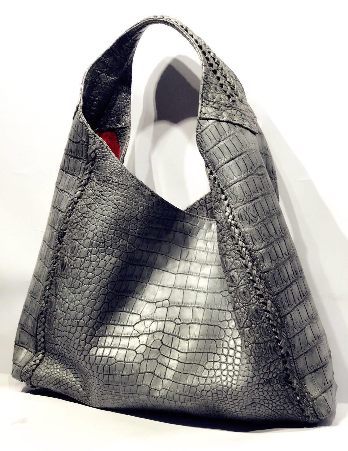 Ana Switzerland Crocodile Hobo bag  For Sale 7