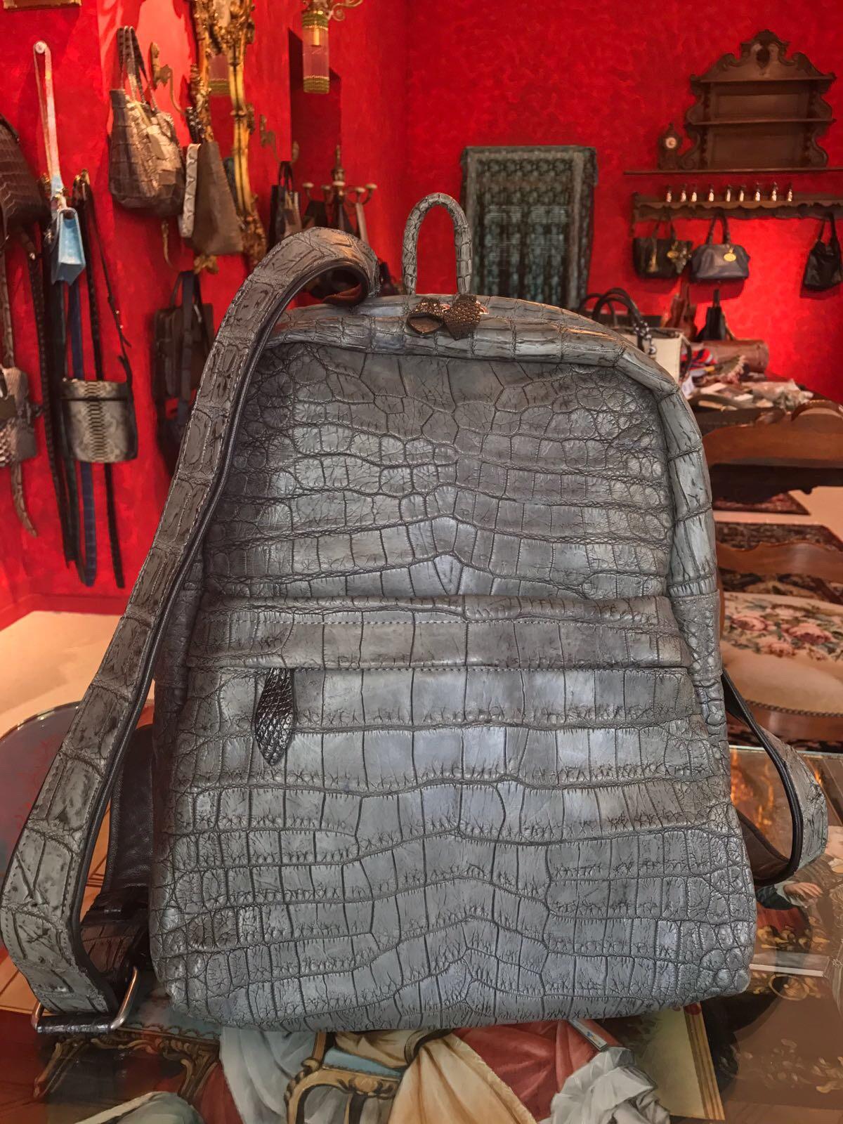 Ana Switzerland Python Backpack  For Sale 4