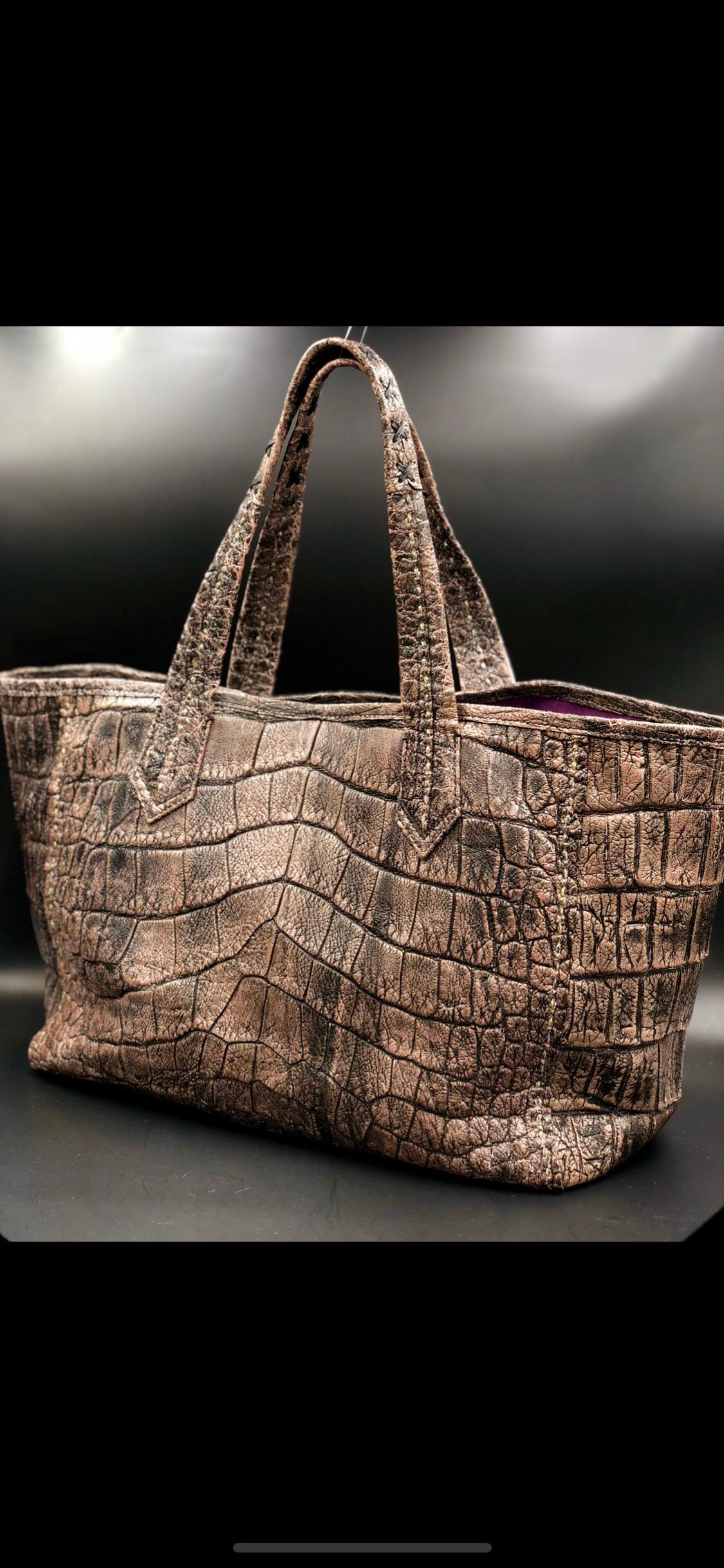 Ana Switzerland  Crocodile Tote  bag  For Sale 1