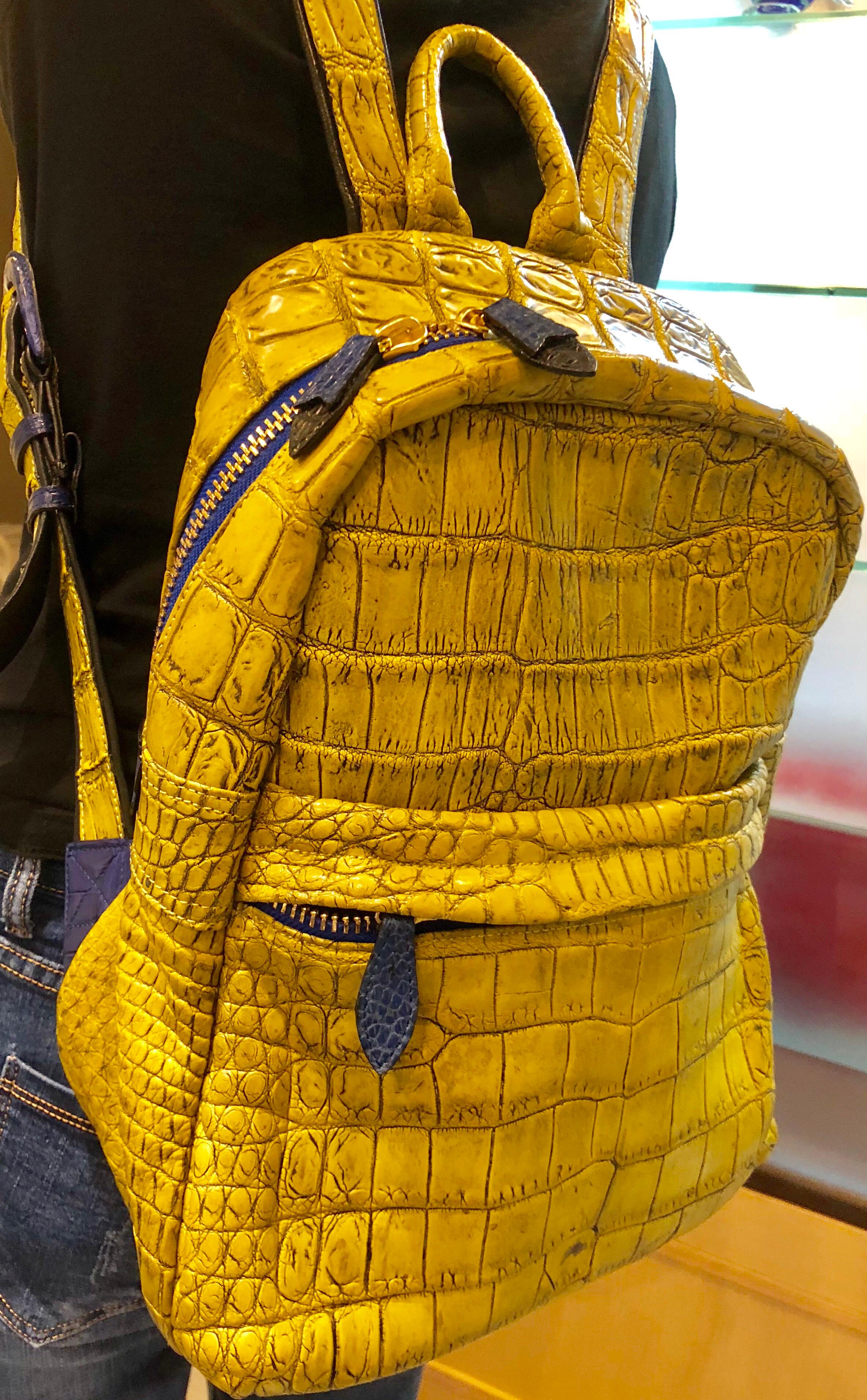 Ana Switzerland Python Backpack  For Sale 5