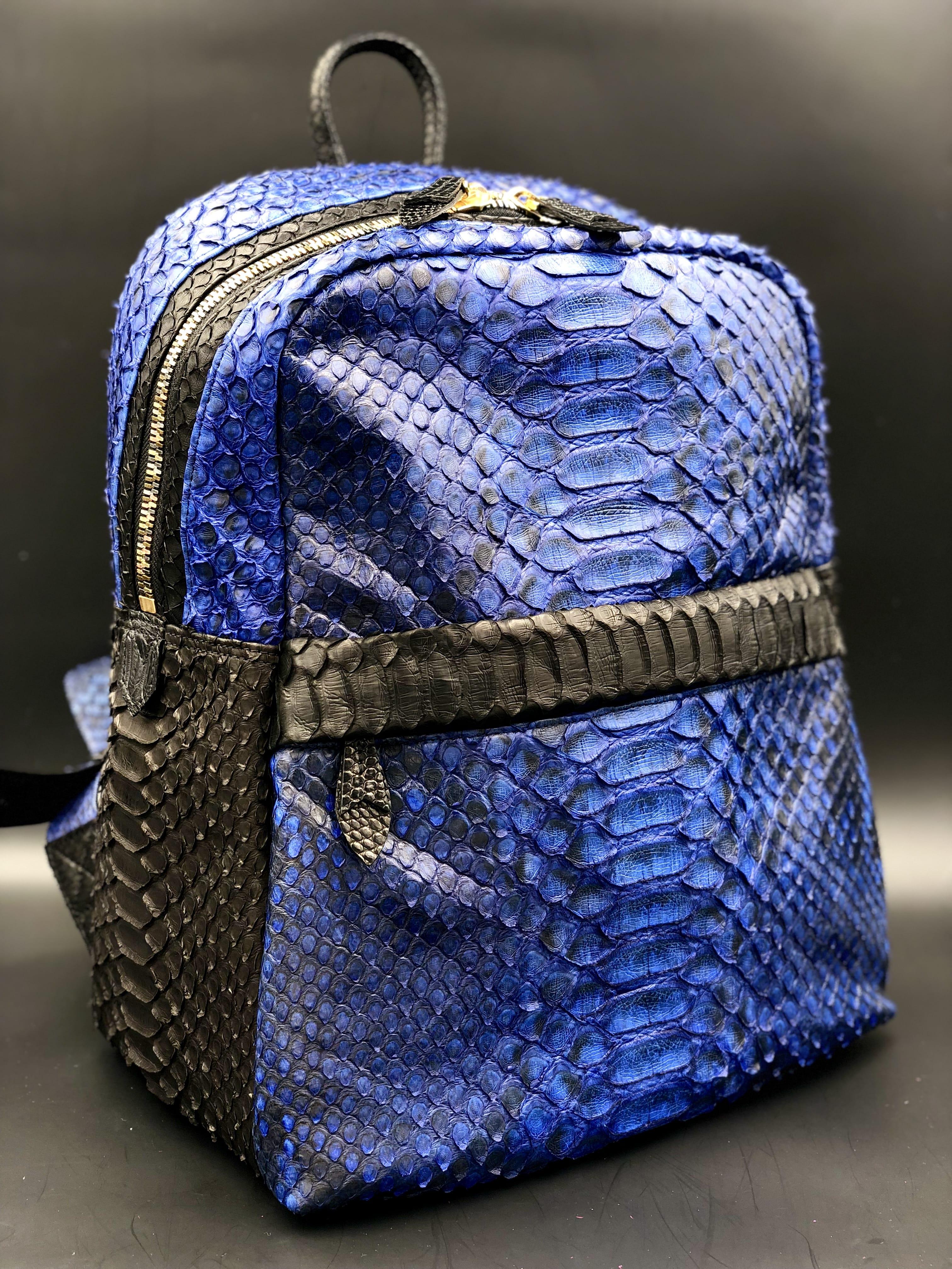 Ana Switzerland Python Backpack  For Sale 2