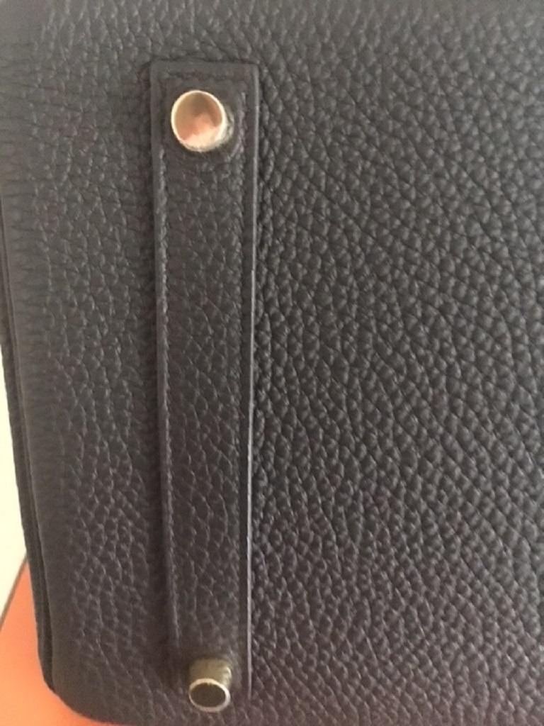 Hermes 2018 Brand New Birkin 35 with TOGO leather in Black with Gold Hardware For Sale 5