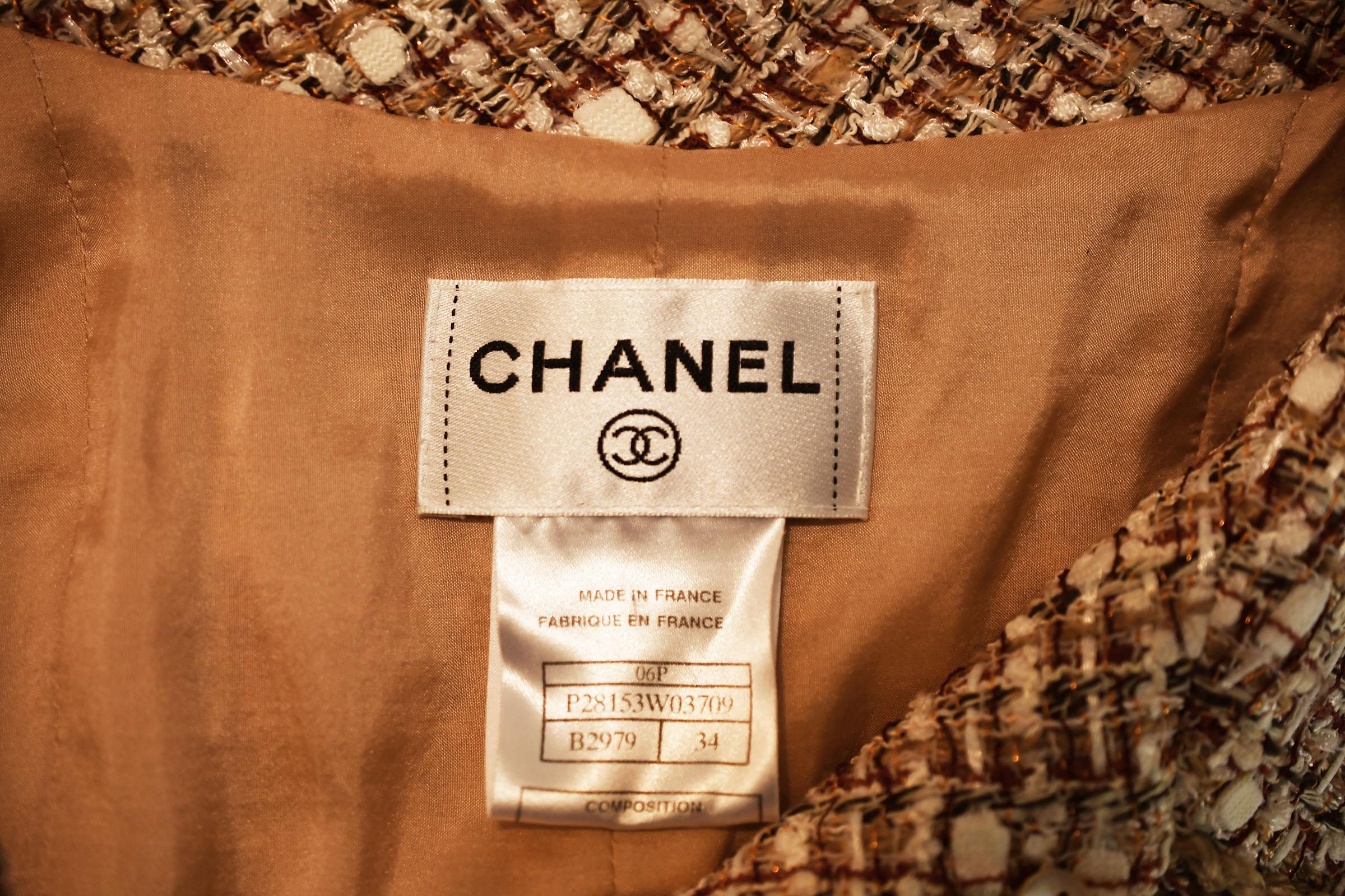 Chanel Tweed & Twill A-Line Dress - Size FR 34 2