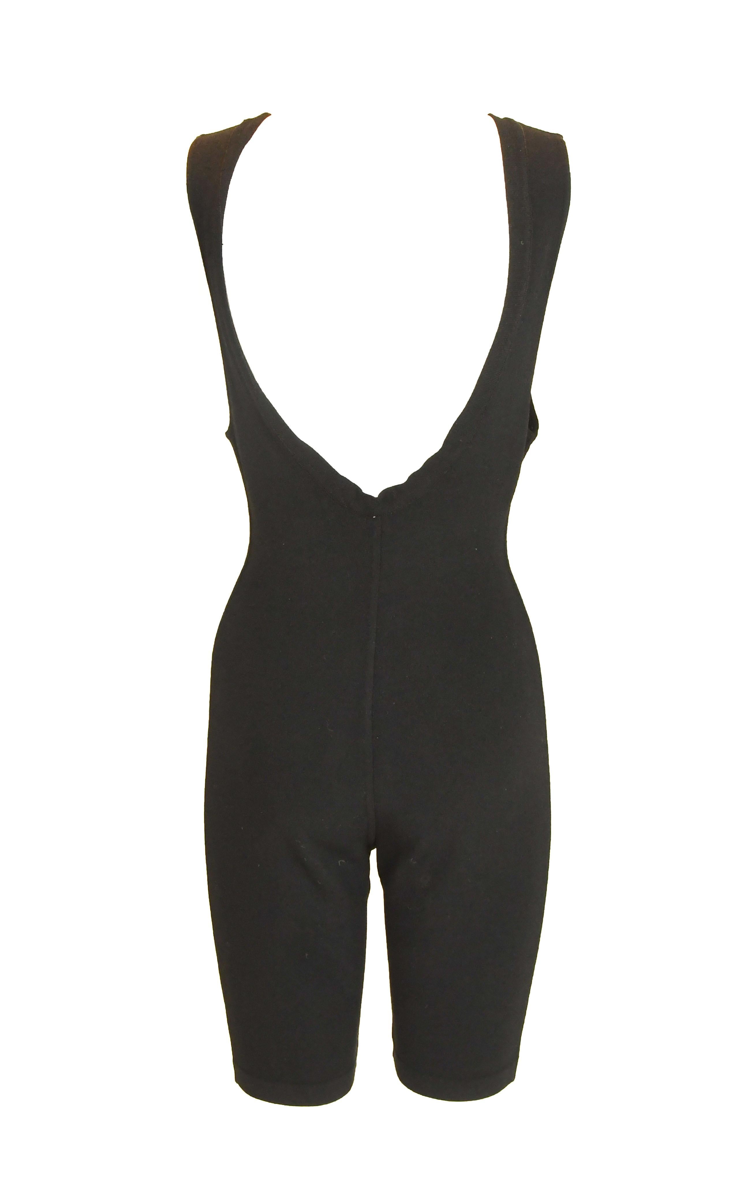 Women's Alaia Black Sleeveless Bodysuit  For Sale