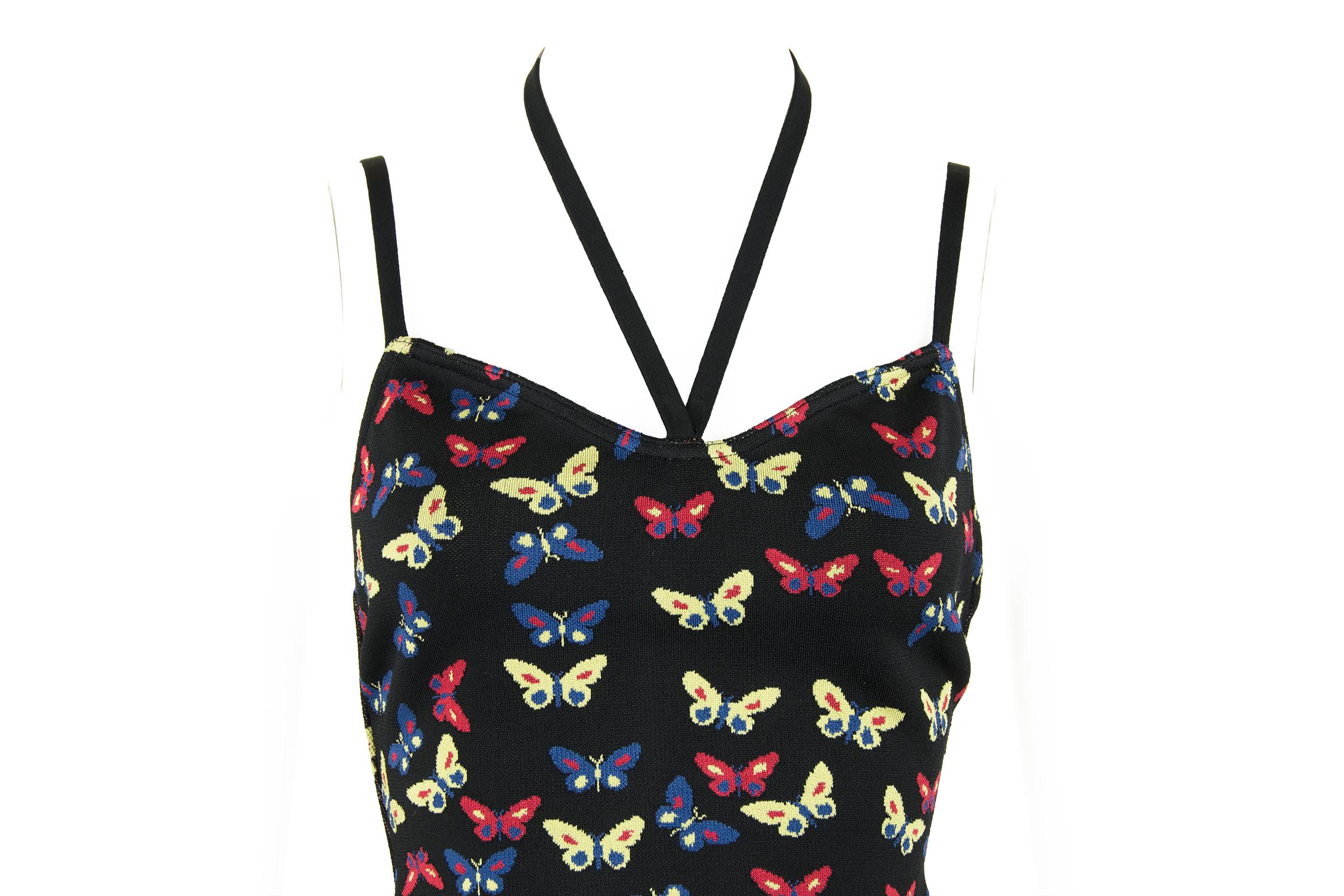 Women's Vintage Alaia Butterfly Dress - Size L For Sale