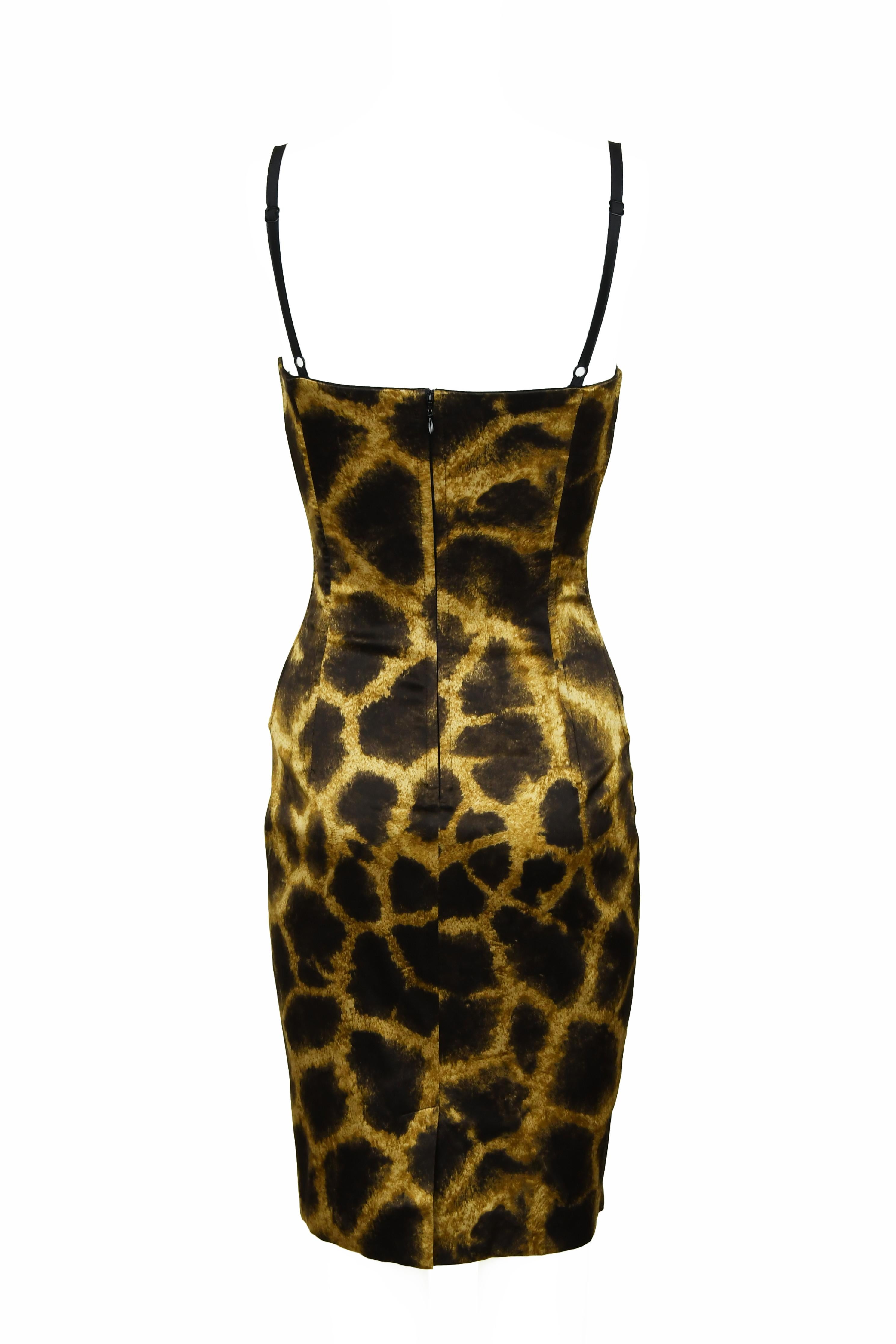 dolce gabbana giraffe dress