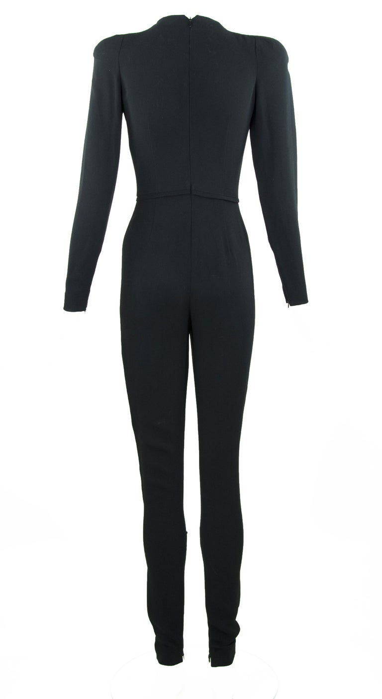 Stella McCartney Black Long Sleeve Jumpsuit -IT 40 For Sale at 1stDibs ...