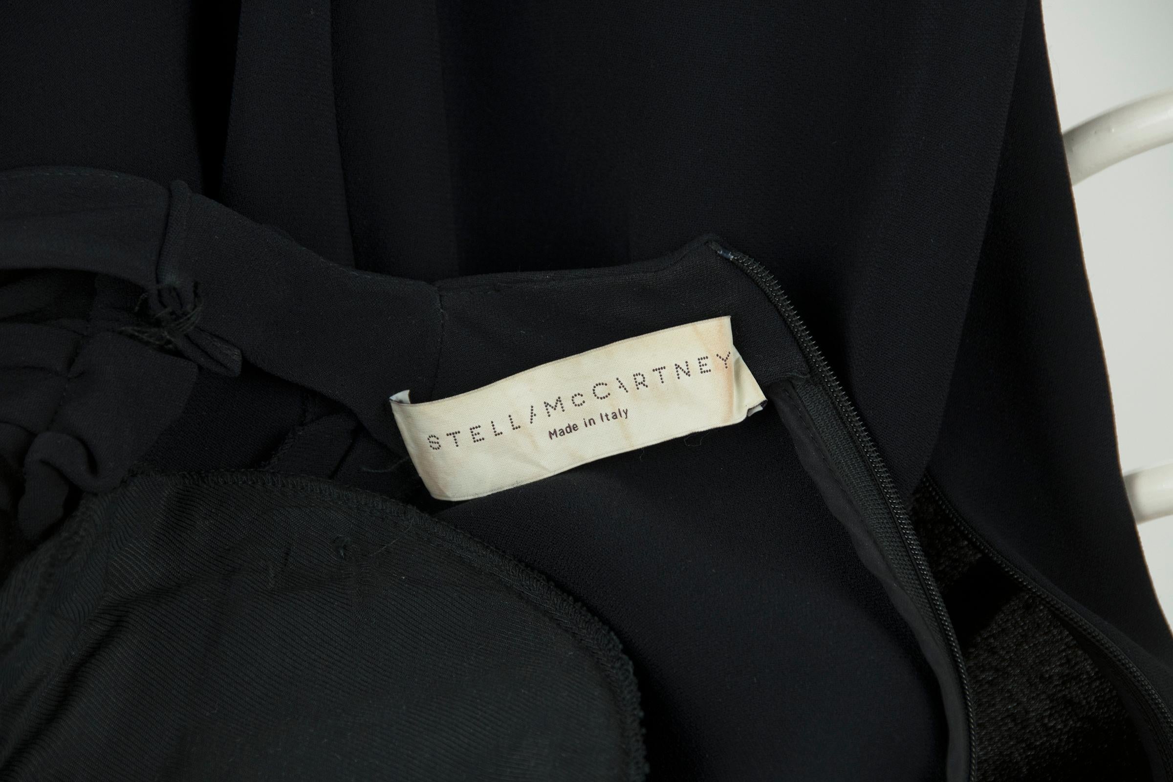 Women's Stella McCartney Black Long Sleeve Jumpsuit -IT 40 For Sale