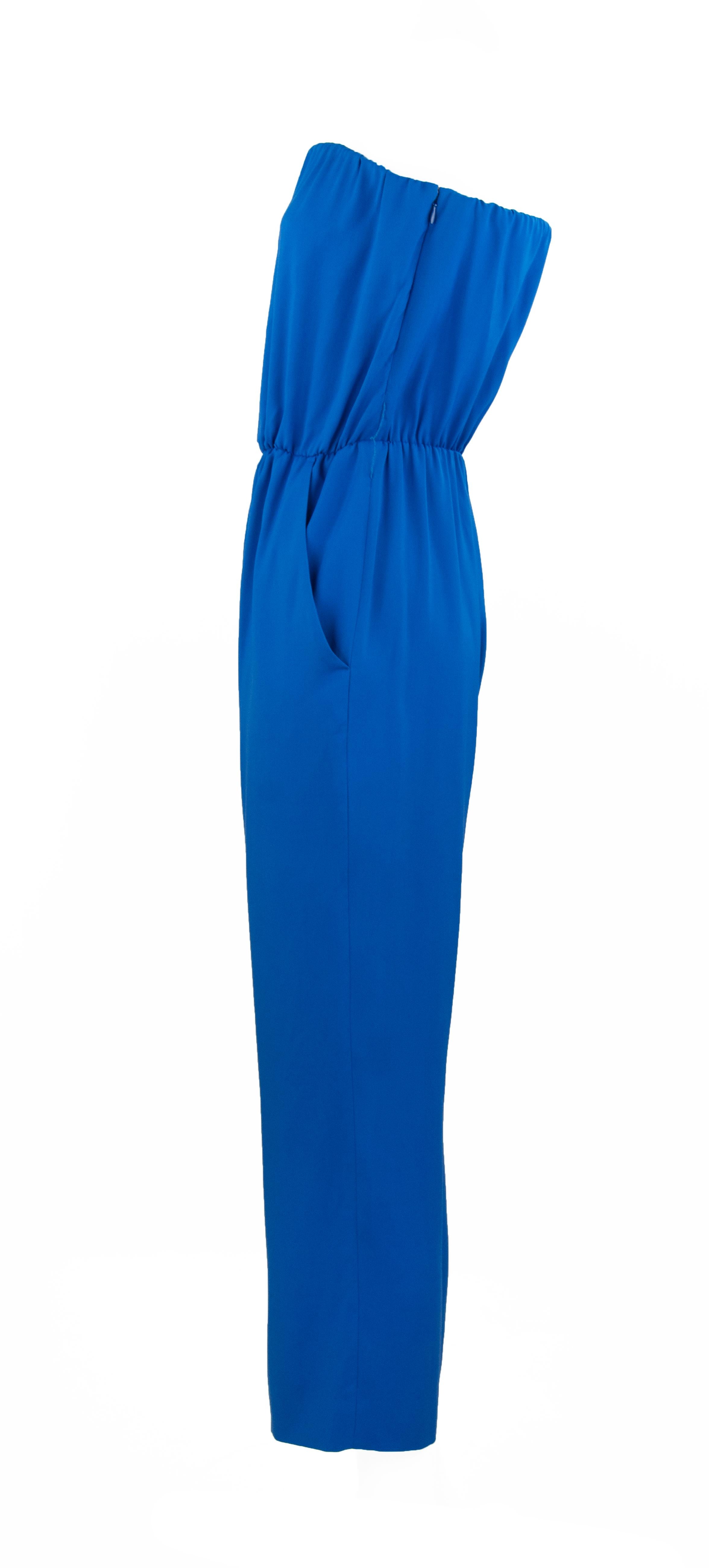 Viktor & Rolf Blue Jumpsuit  In Excellent Condition For Sale In Newport, RI