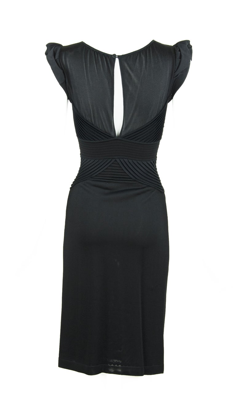 Christian Lacroix Black Knit Dress For Sale at 1stDibs
