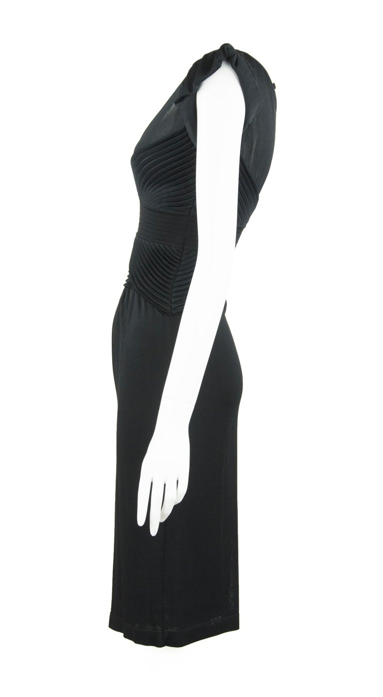 Christian Lacroix Black Knit Dress For Sale at 1stDibs