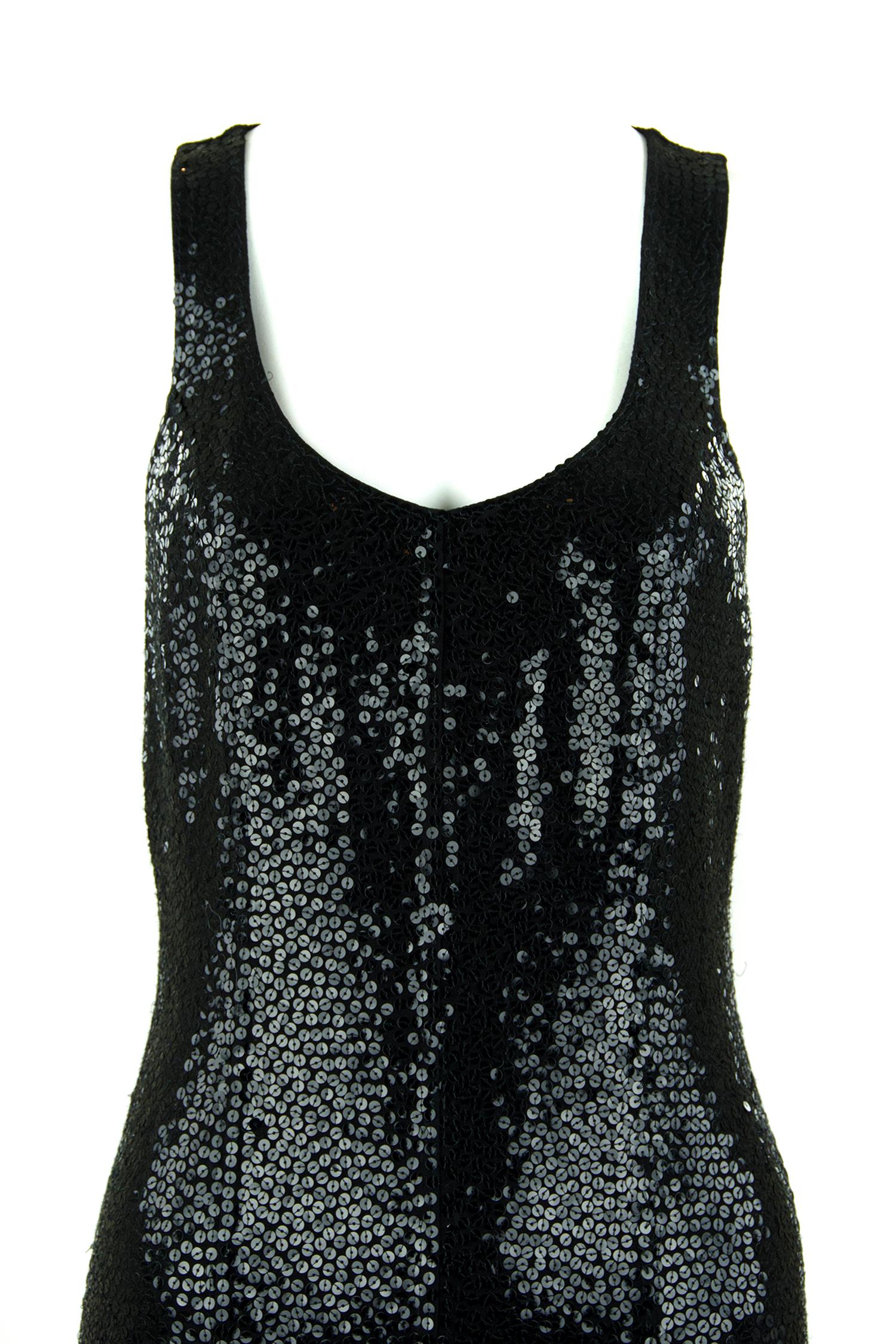 Women's Michael Kors Black Sequin Jumpsuit - Size 2 For Sale
