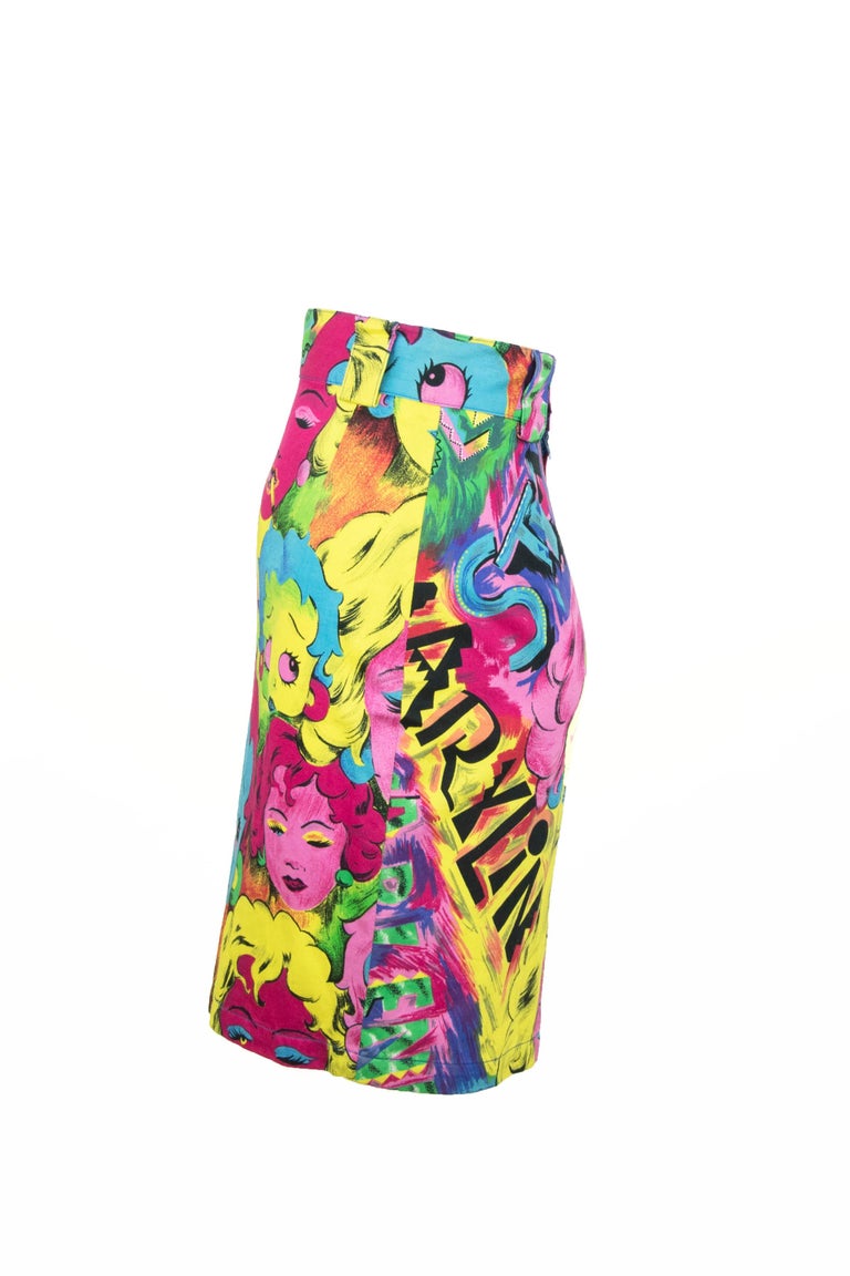 Versace Vintage Betty Boop and Marilyn Monroe Two Piece Suit For Sale ...