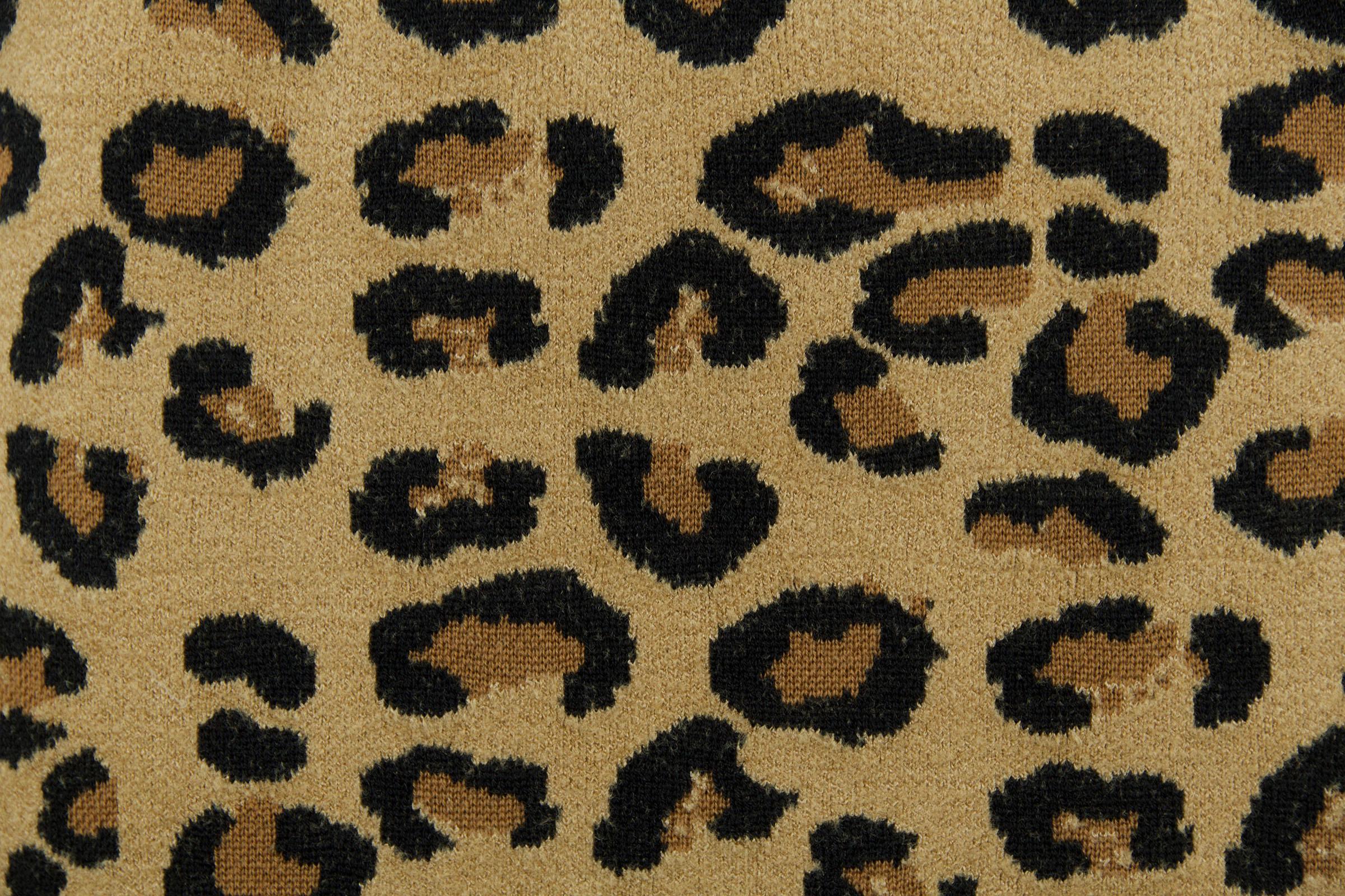 Women's Alaia Vintage Leopard Pencil Skirt 1991 - Size S For Sale