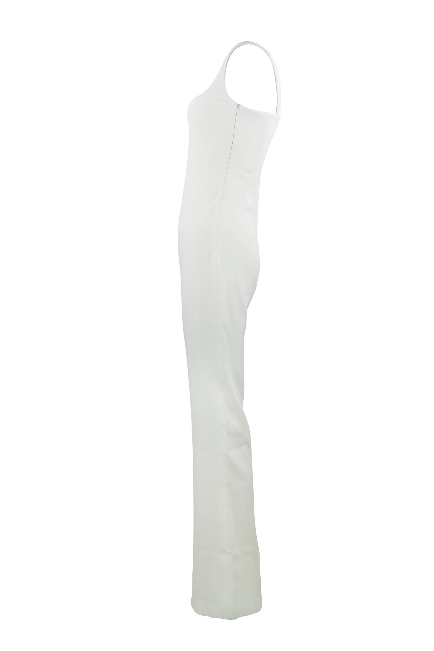 galvan white jumpsuit