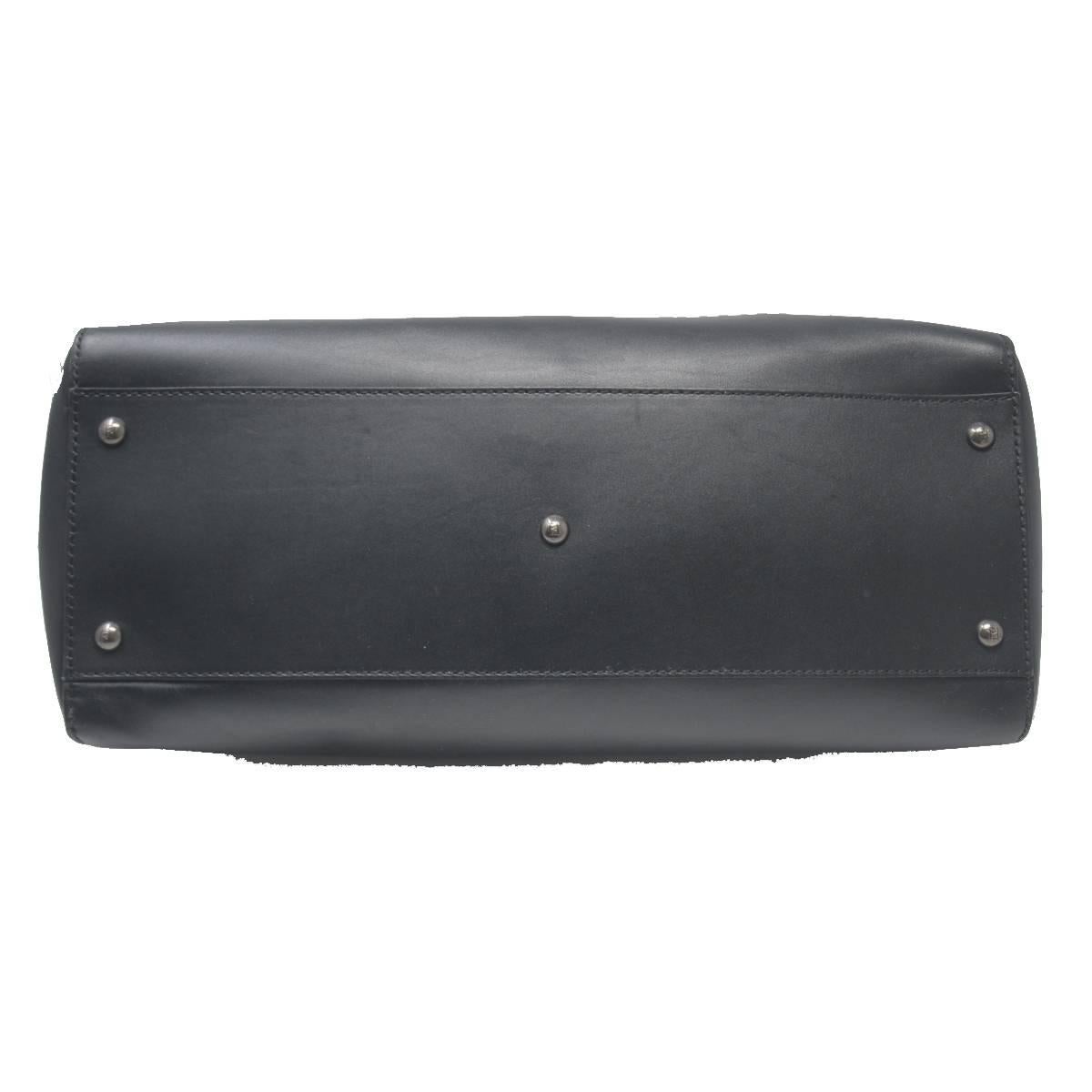 Fendi Large Peekaboo Black leather Handbag 1