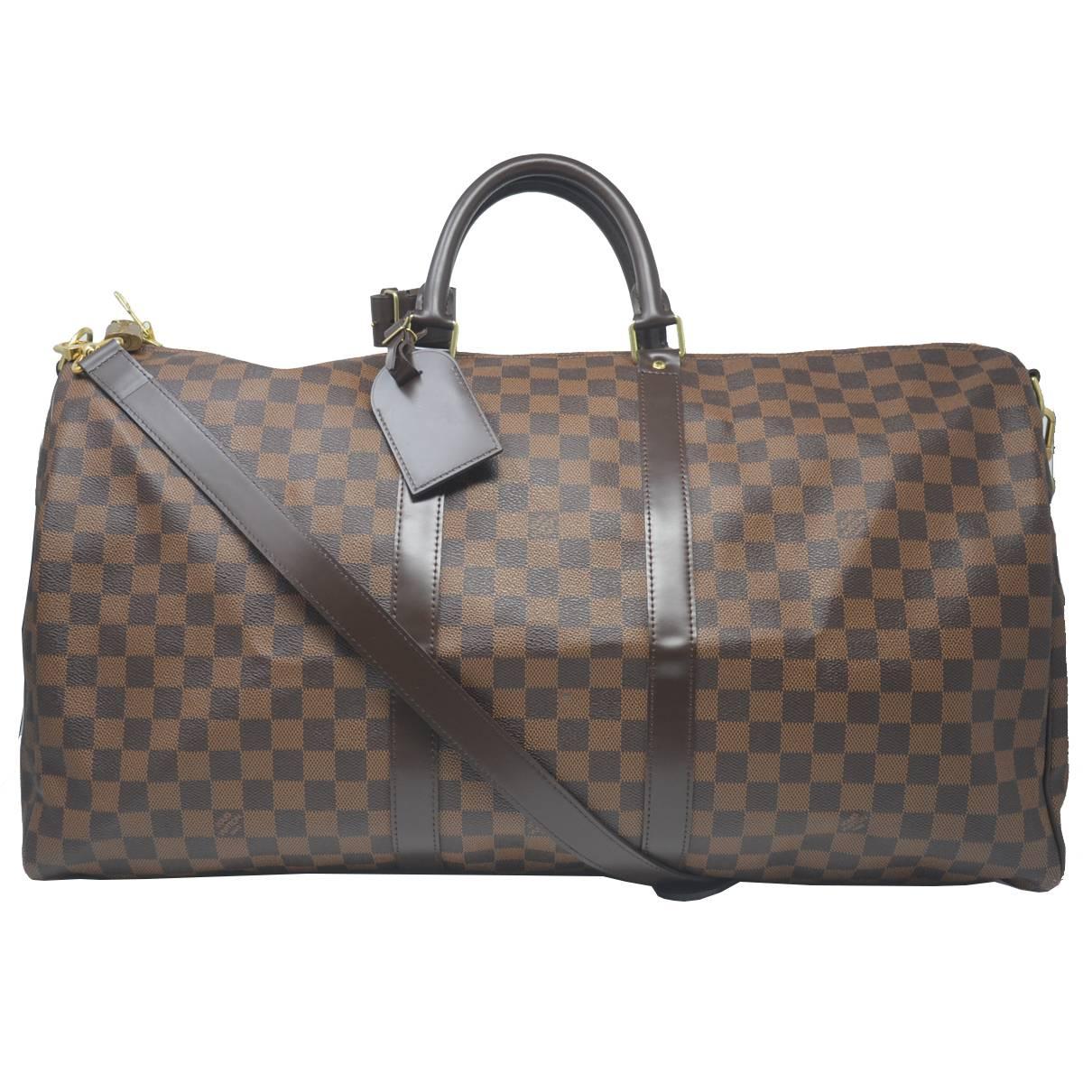 keepall 55 damier