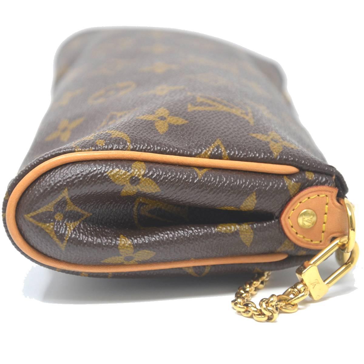 Women's Louis Vuitton EVA Monogram Canvas Clutch