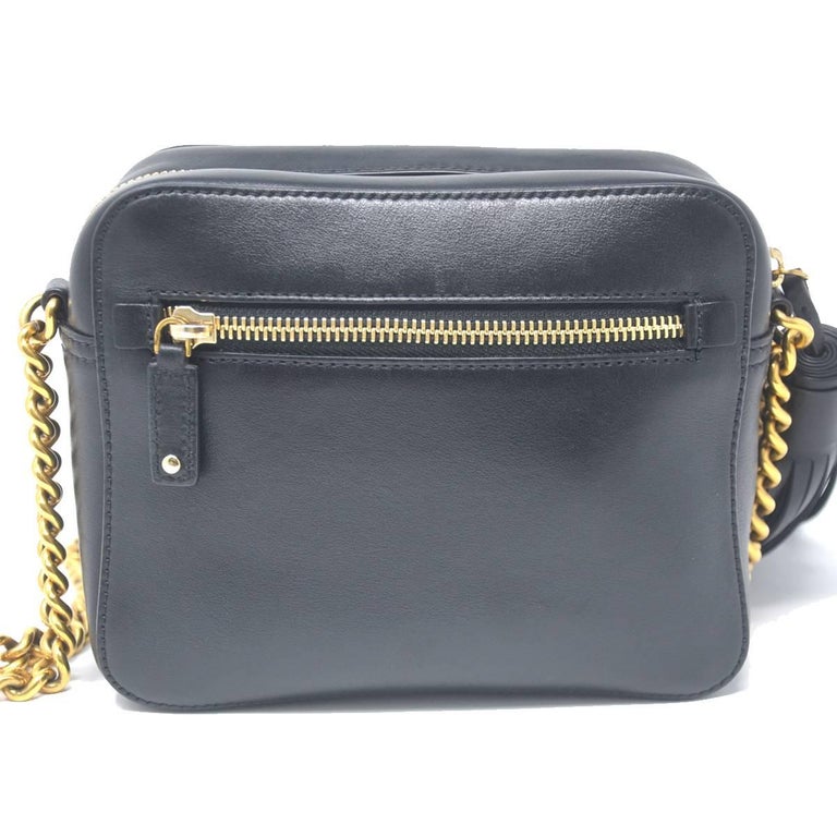 Anya Hindmarch Eyes Black Leather Crossbody Bag For Sale at 1stDibs anya hindmarch eyes