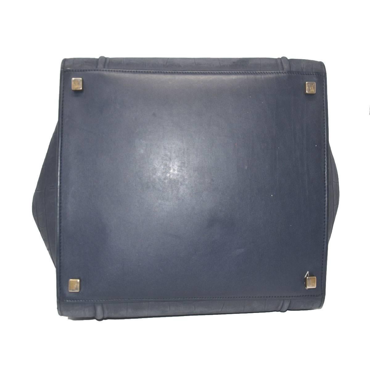 Celine Nubuck Phantom Navy Handbag 1