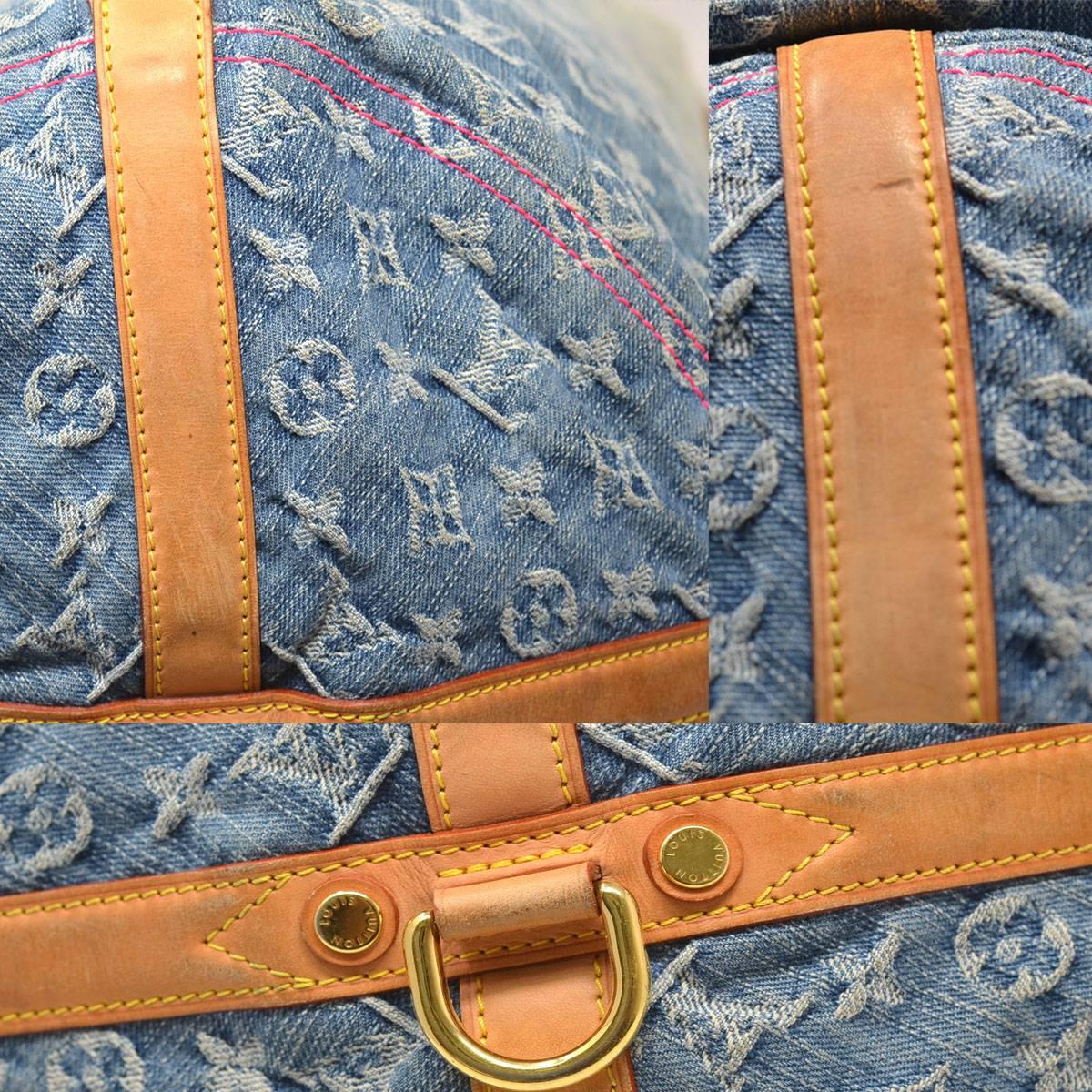 Louis Vuitton Sunburst PM Denim 2010 Collection Handbag 3