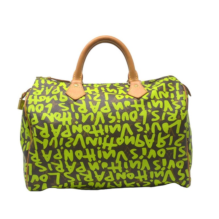 Louis Vuitton Stephen Sprouse Green Graffiti Speedy Bag – Bagaholic