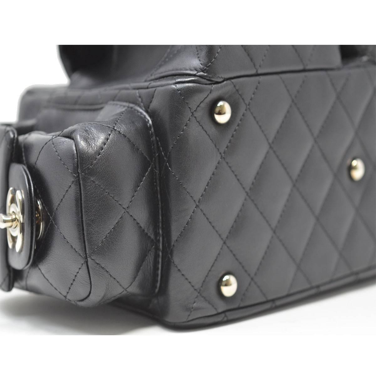 Chanel Cambon Reporter Black Leather Shoulder bag 2