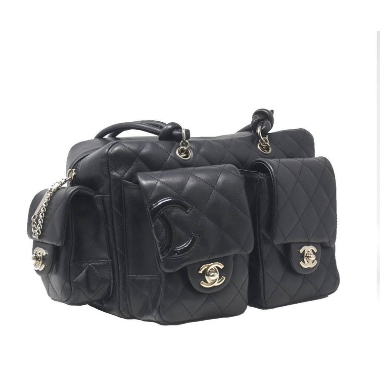 Cambon leather travel bag Chanel Black in Leather - 28115563