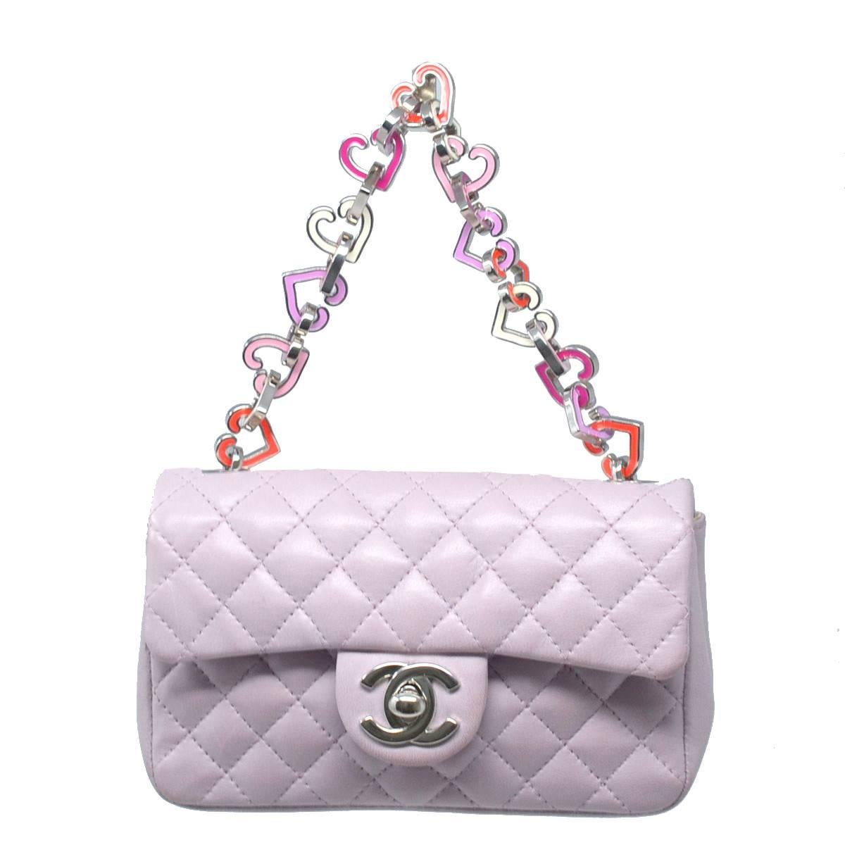 Lilac chanel hotsell bag