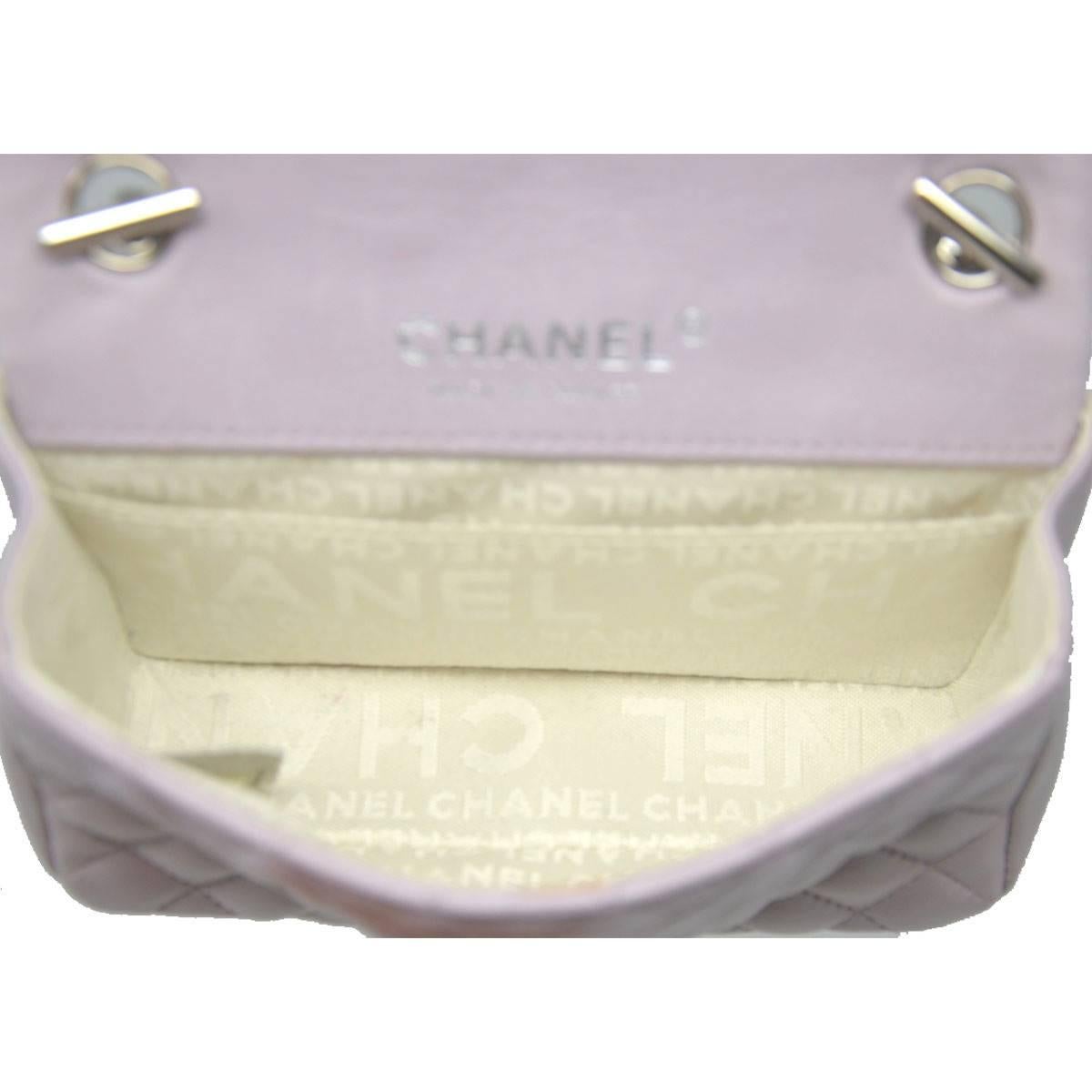Women's or Men's Chanel Mini Lilac Valentine Handbag