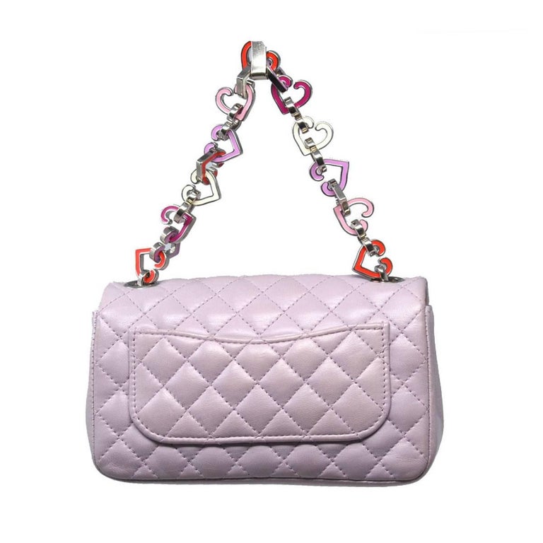 Chanel Mini Lilac Valentine Handbag at 1stDibs | lilac chanel bag ...