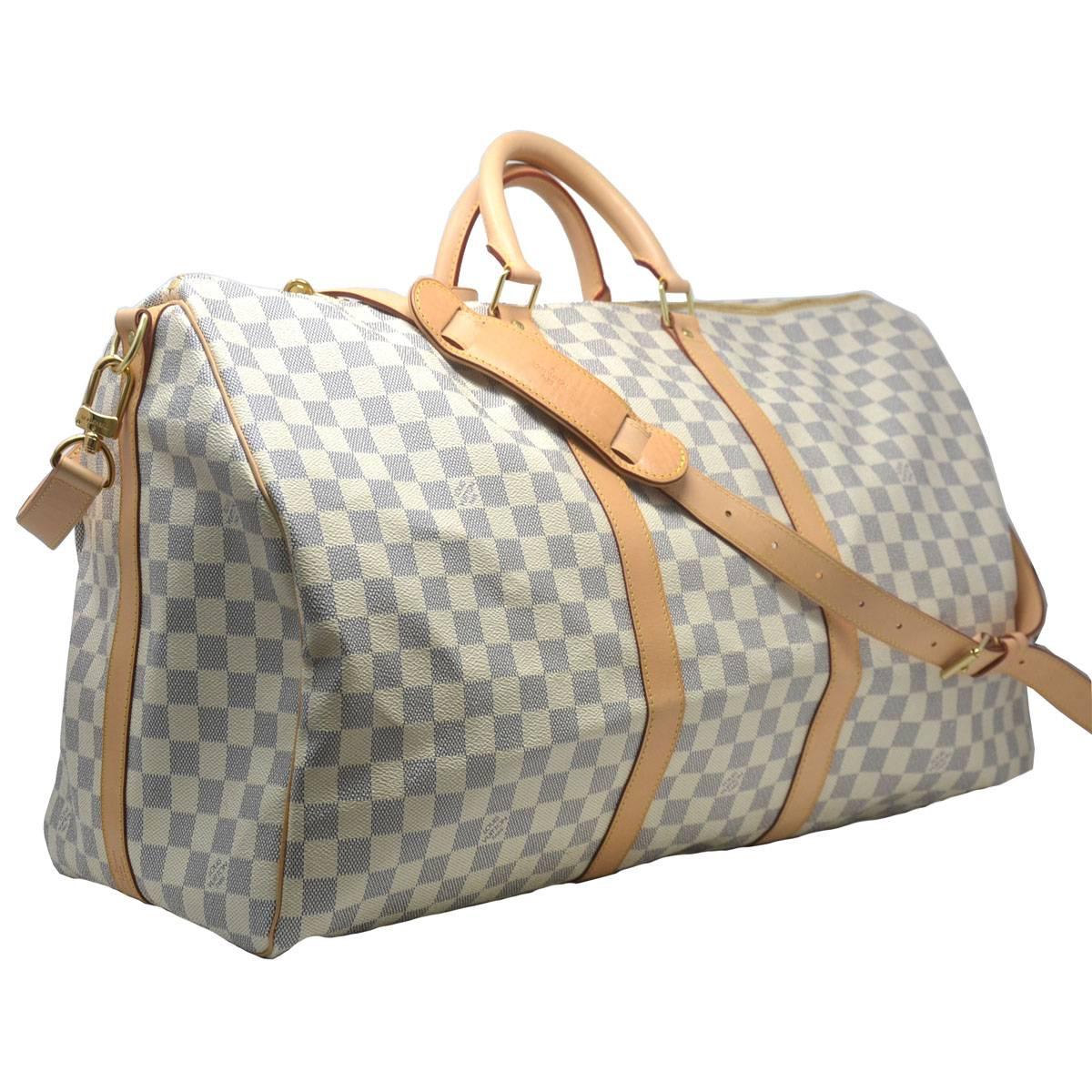 damier azur keepall