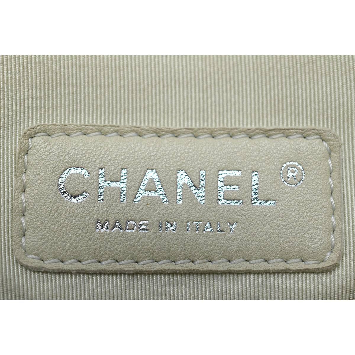 Chanel Black Maxi Silver Chain Around the Handbag Hardware With Card 7