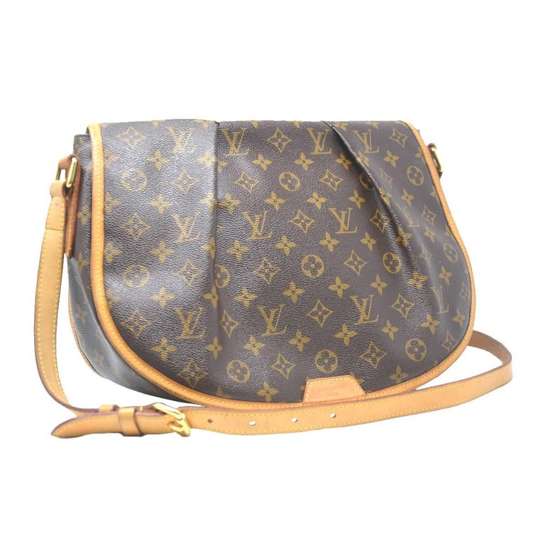 Louis Vuitton Menilmontant GM Crossbody Monogram Handbag at 1stDibs