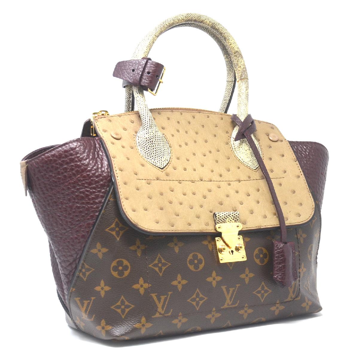 Company-Louis Vuitton
Model-Majestueux PM Dark Red 
Color-Brown
Date Code-AR1153
Material-Monogram Canvas
Measurements-11 x 6 x 11
Strap-N/A
Outside-Lightly used - Ostrich Flap 
Inside-No Stains or Rips - Check Pictrues
Outside Pockets-Lightly