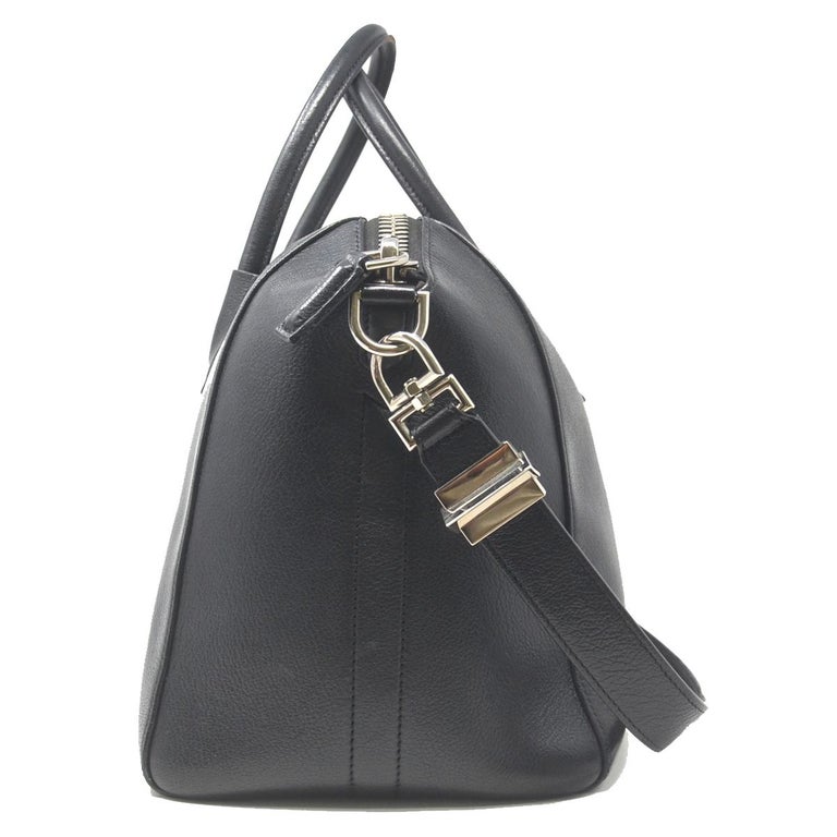 Givenchy Antigona Medium Black Leather Tote Handbag For Sale at 1stdibs